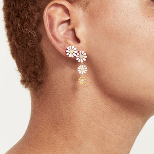 
                  
                    Daisy Drop Earrings - Pink
                  
                