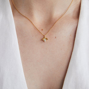 
                  
                    Crystal Bee Necklace - Gold
                  
                