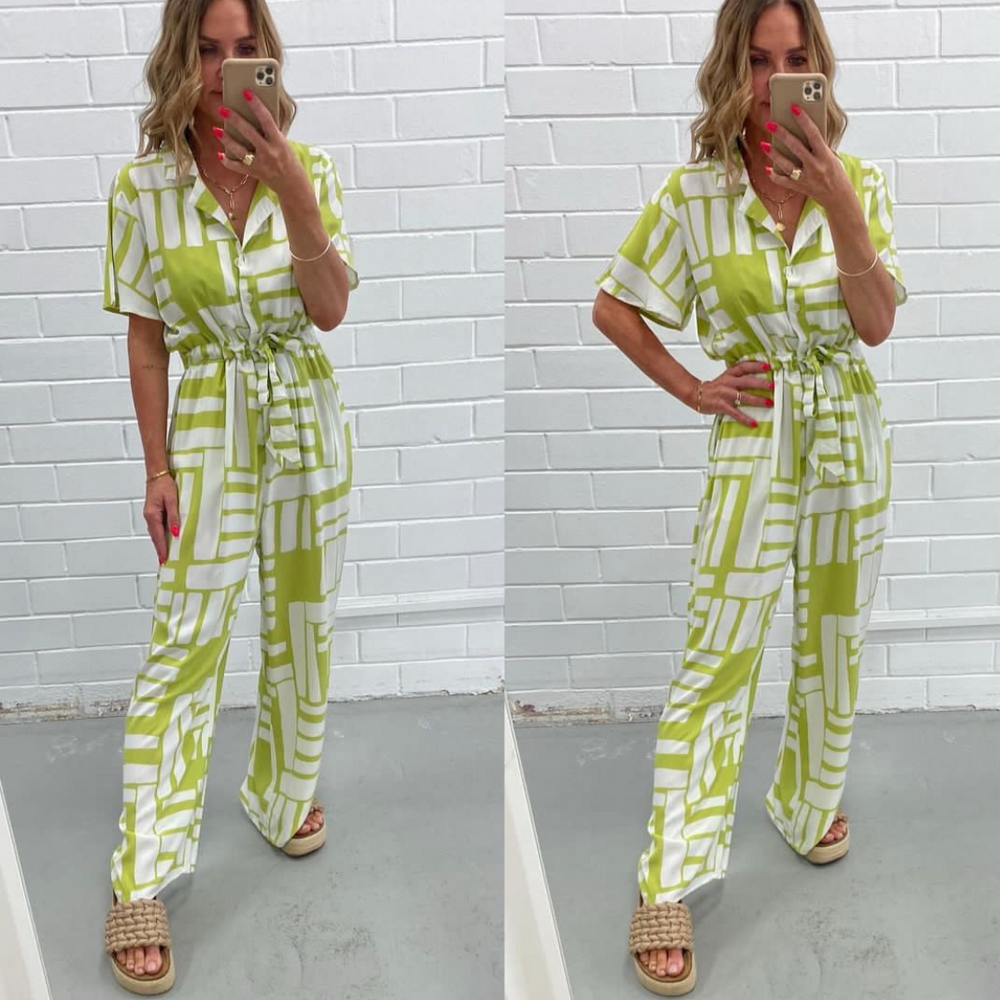 
                  
                    Catalina Jumpsuit | Lime
                  
                