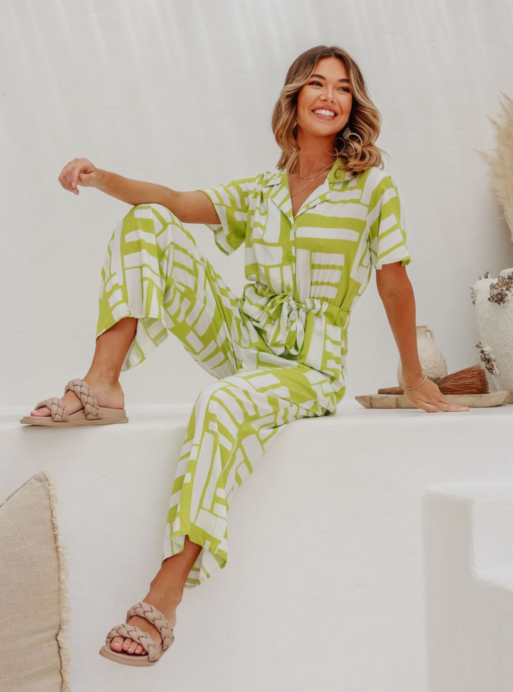 
                  
                    Catalina Jumpsuit | Lime
                  
                