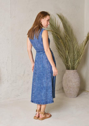 
                  
                    Hamish Midi Dress | Denim Blue
                  
                