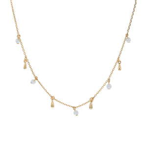 
                  
                    Cassandra Pearl Necklace - Gold
                  
                