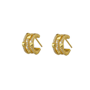 
                  
                    Alessandra Sterling Silver Sleepers - 18K Gold
                  
                