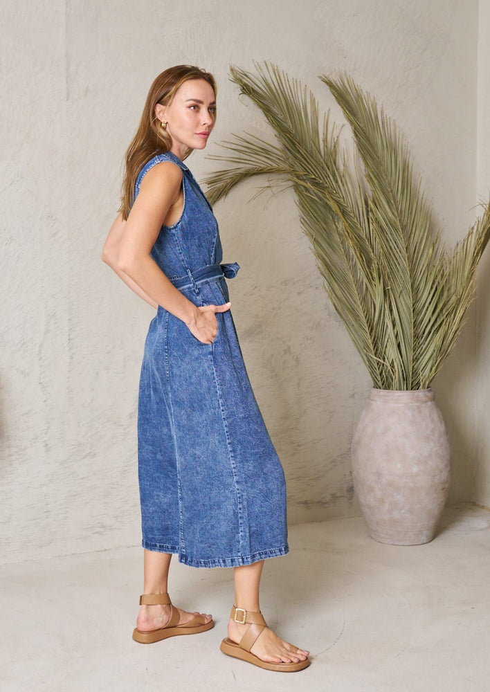 
                  
                    Hamish Midi Dress | Denim Blue
                  
                